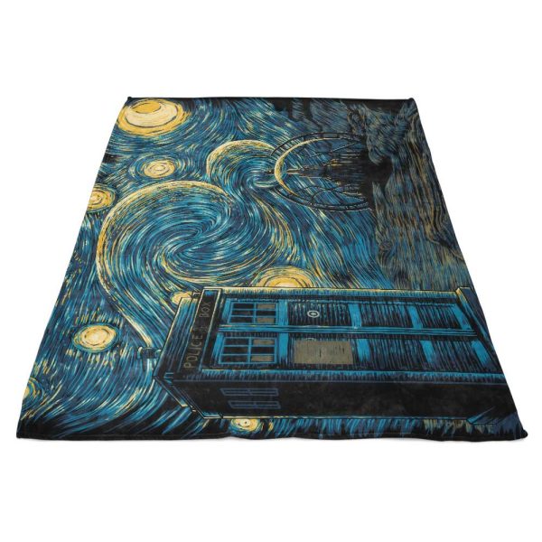 Starry Gallifrey - Fleece Blanket Online