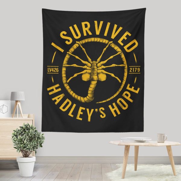 I Survived Hadley s Hope - Wall Tapestry Sale