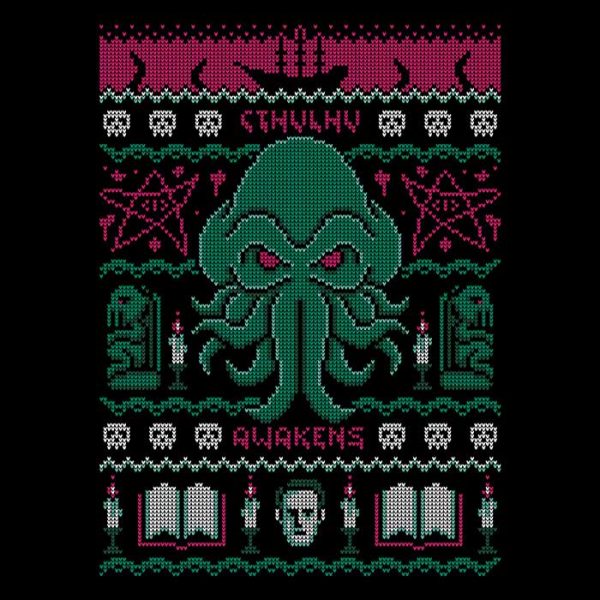 Cthulhu Awakens Sweater - Tote Bag Cheap - Image 2