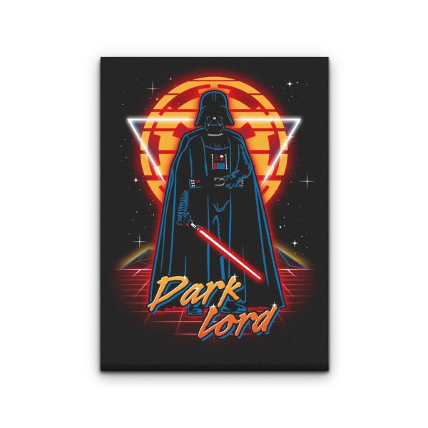 Retro Dark Lord - Canvas Print on Sale