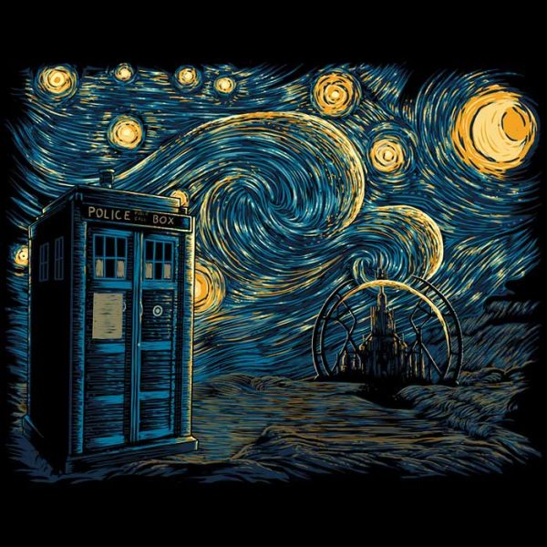 Starry Gallifrey - Canvas Print Fashion - Image 3