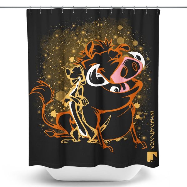 The Meerkat and Warthog - Shower Curtain For Sale