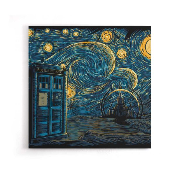 Starry Gallifrey - Canvas Print Fashion - Image 2