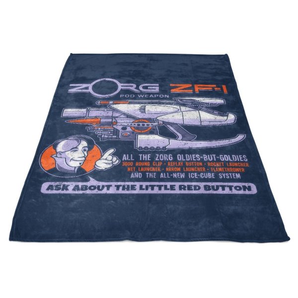 Ask About the Little Red Button - Fleece Blanket Cheap