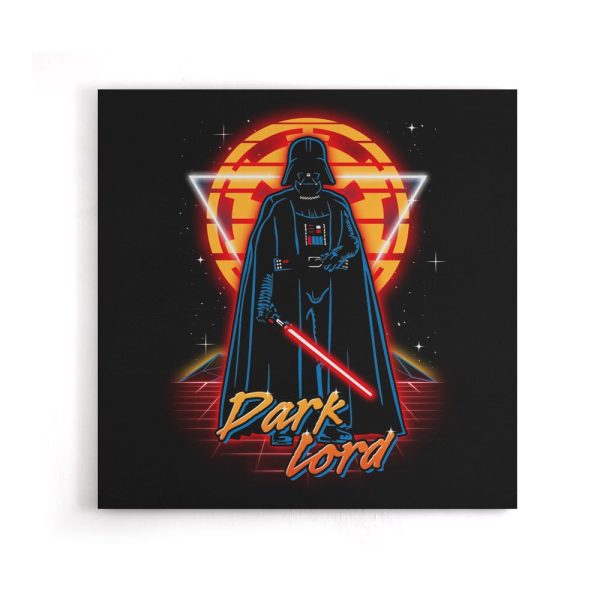 Retro Dark Lord - Canvas Print on Sale - Image 2