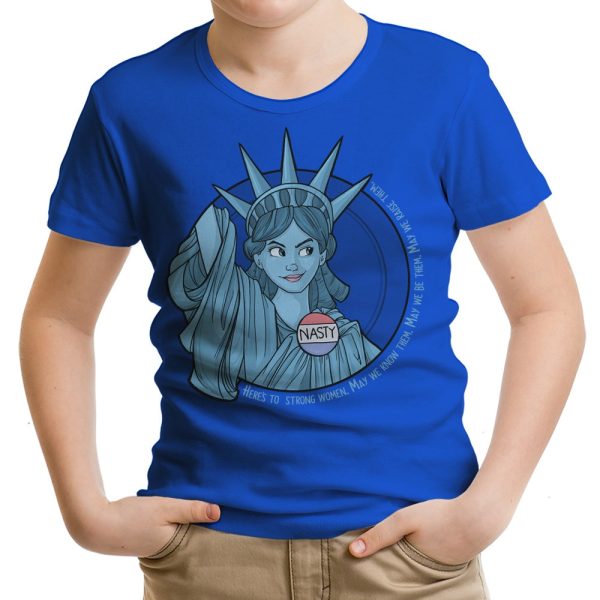 Nasty Lady Liberty - Youth Apparel For Cheap
