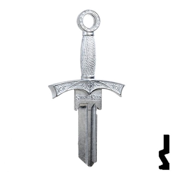 Uncut Key Blank | Forged , SWORD , Schlage | SC1 Online Hot Sale - Image 3
