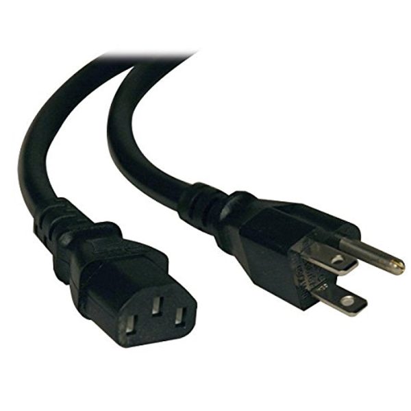 Tripp Lite 12ft Computer Power Cord Cable 5-15P to C13 Heavy Duty 15A 14AWG 12  Fashion